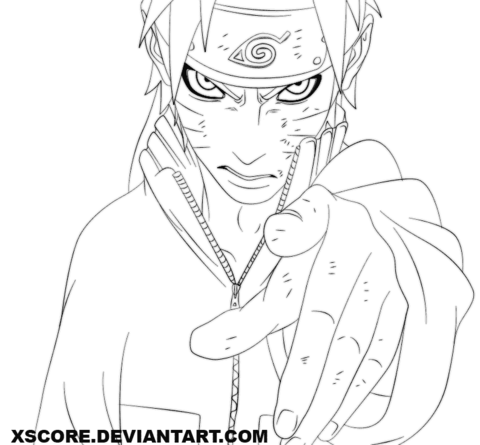 Naruto Uzumaki 652 Coloring page