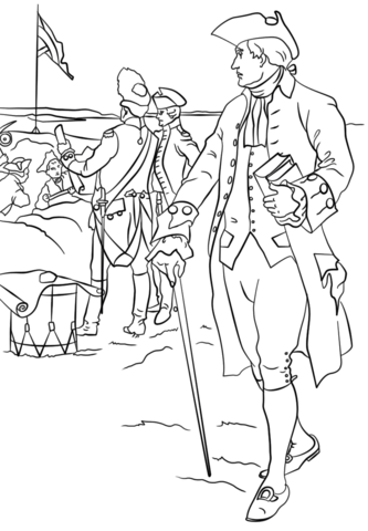 Nathan Hale Coloring page