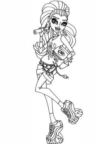 New Scaremester Gigi Grant Coloring page