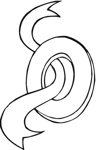 Number 0 Coloring page