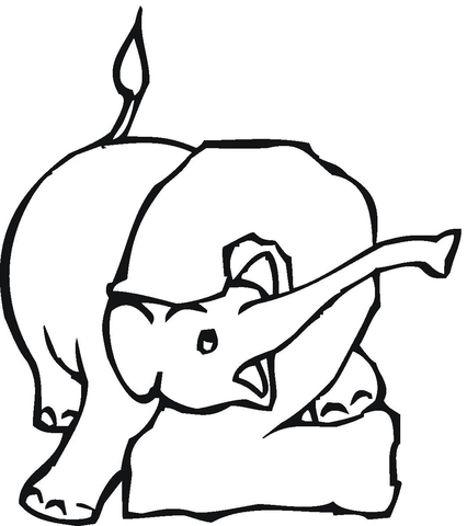Number 2 Coloring page