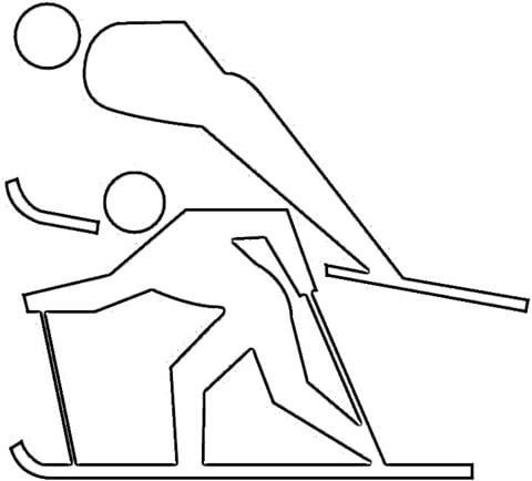 Winter Olympics games 2010  Coloring page