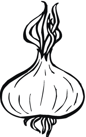 Onion 10 Coloring page