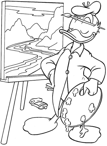 Painting  Coloring page