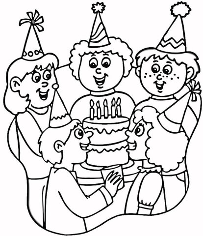 Party Hats Coloring page
