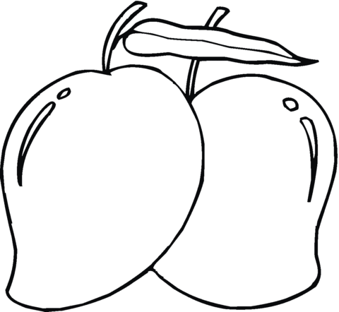 Pear 20 Coloring page