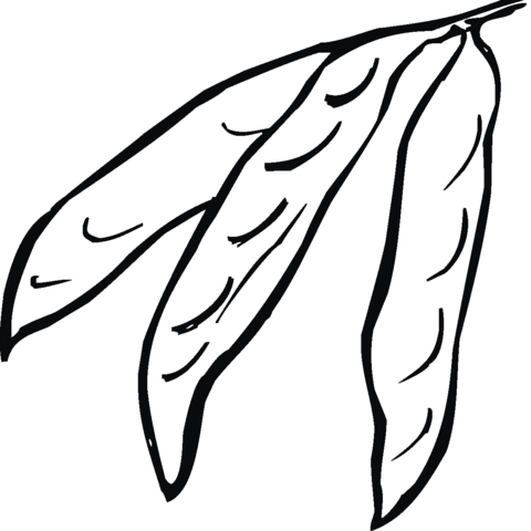 Peas 12 Coloring page