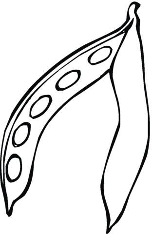 Peas 3 Coloring page