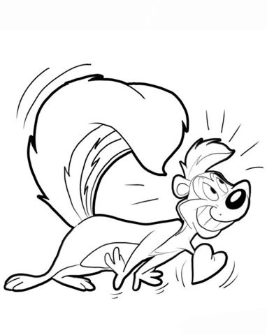 PepГ© Le Pew Coloring page