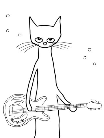 Pete the Cat Coloring page
