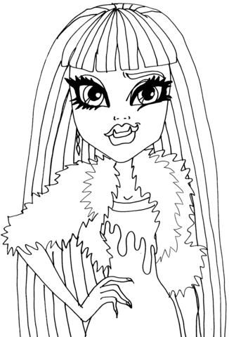 Picture Day Abbey Bominable Coloring page