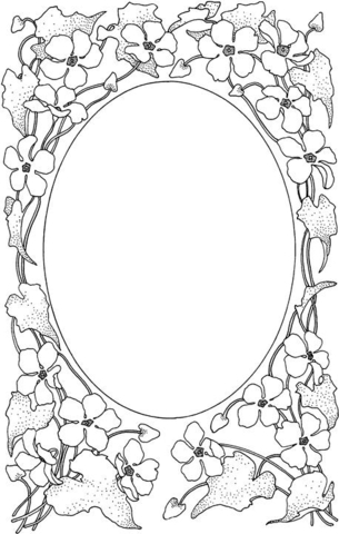 Picture Frame  Coloring page