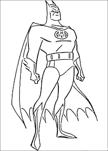 Picture Of Batman  Coloring page