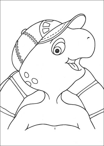 Picture Of Franklin  Coloring page