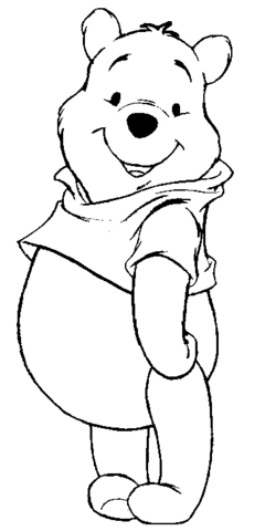 Picture Of Pooh  Coloring page
