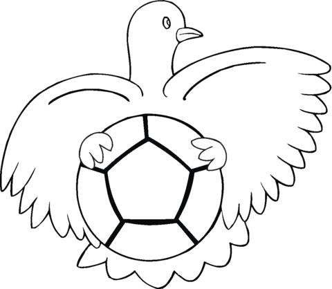 Pigeon 24 Coloring page