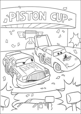 Piston Cup  Coloring page