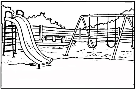 Playground  Coloring page