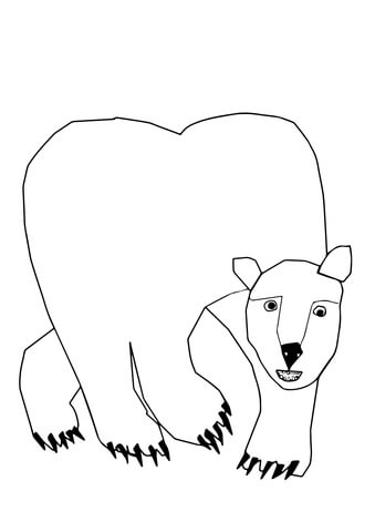 Polar Bear Polar Bear What do You Hear Coloring page