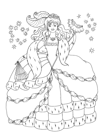 Princess Coloring page