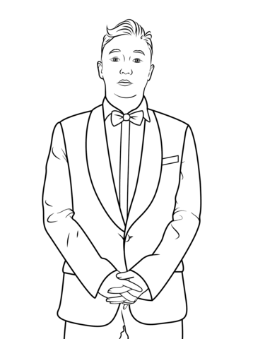 Psy Coloring page
