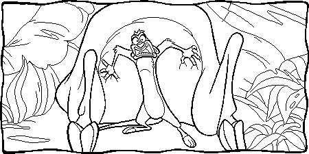 This is what means "to protect" Coloring page