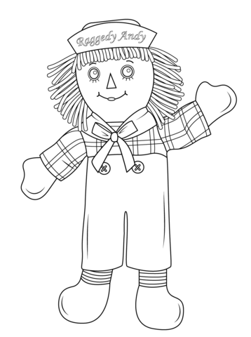 Raggedy Andy Coloring page