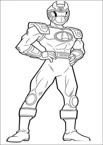 Ranger Blue  Coloring page
