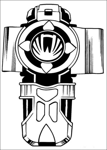 Blaster Coloring page