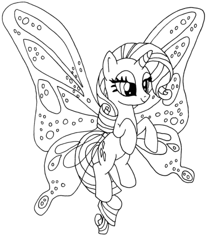 Rarity Pony Coloring page