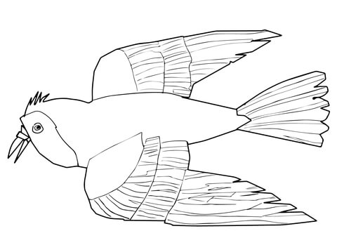 Red Bird Red Bird What do You See Coloring page
