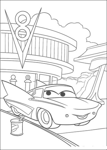 Flo Coloring page