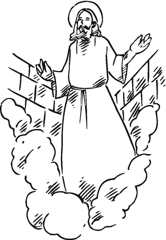 Resurrection Of Christ Coloring page