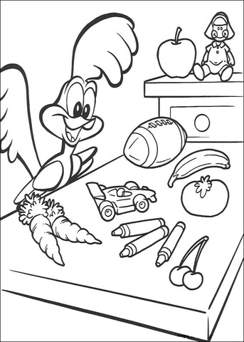 Road Runner  Coloring page