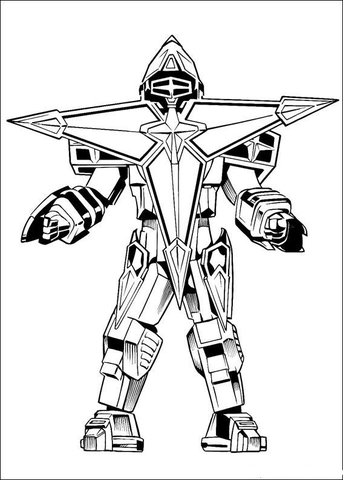 Megazord Coloring page