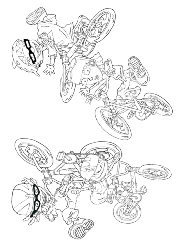 Rocket Power  Coloring page