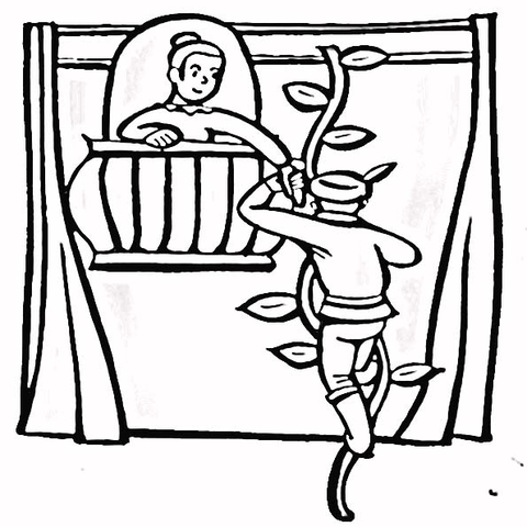 Romeo and Juliet  Coloring page