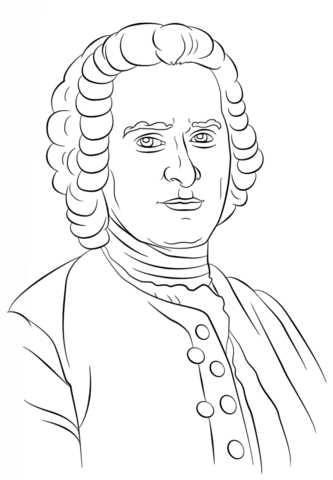 Jean-Jacques Rousseau Coloring page