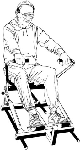 Rowing Machine Coloring page