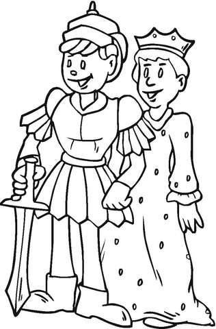 Royal Family  Coloring page