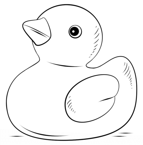 Rubber Duck Coloring page