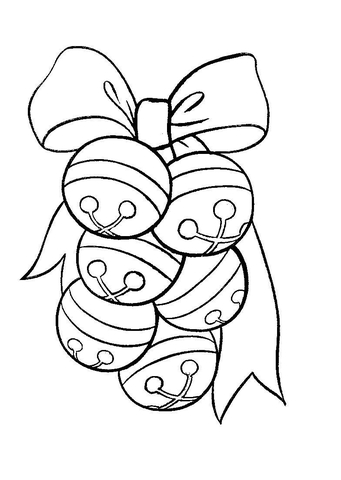 Decoration balls for Christmas tree Coloring page
