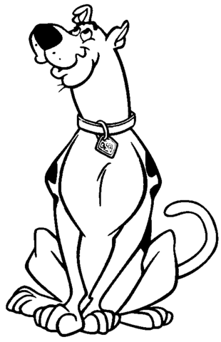 Scooby Doo   Coloring page