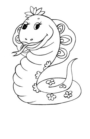 Serpent Coloring page
