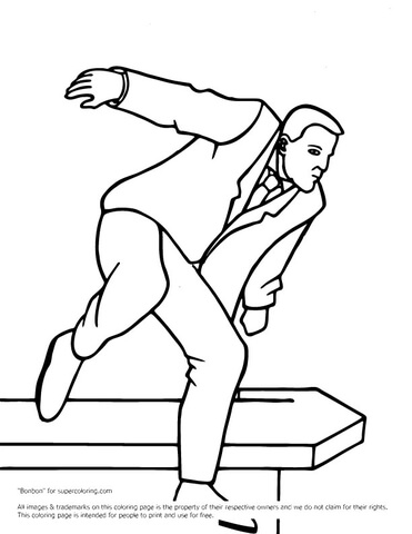 Seth Rogen Green Hornet  Coloring page