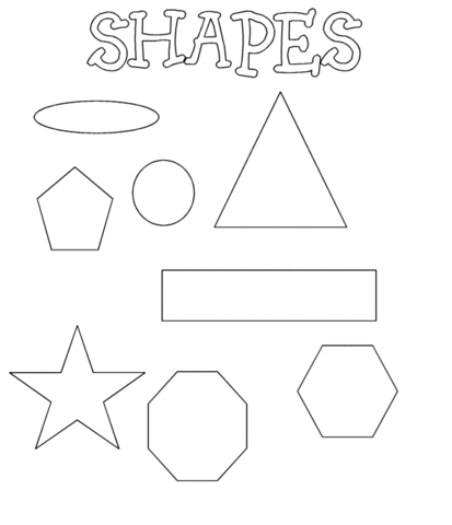 Shapes  Coloring page