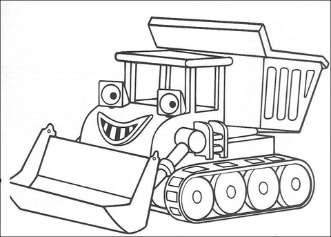 Smiling Scoop  Coloring page