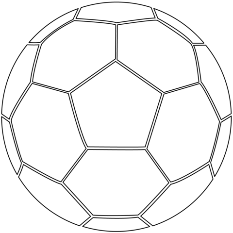 Soccer Ball Coloring page