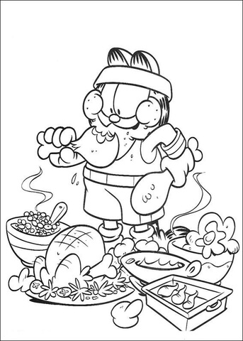 Chicken Food Coloring page