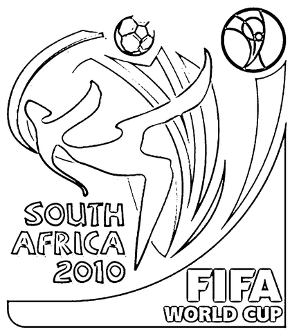 FIFA World Cup 2010 Coloring page
